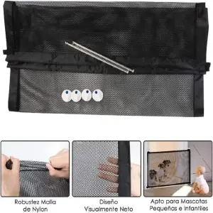 Malla de Seguridad Mediana para Mascotas y Bebés - Malla de seguridad mediana mascotas/bebe