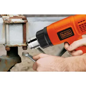 Pistola de Calor Black+Decker HG1500-B3: Potencia y Versatilidad para Tus Proyectos - Pistola de Calor Black+Decker  Hg1500-B3