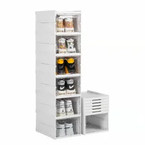 Zapatero Organizador Plegable X6: ¡Orden y Estilo en tu Hogar! - Zapatero Organizador Plegable X6 Almacen