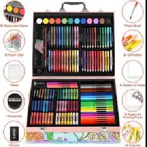 SET DE ARTE PLUMONES Y COLORES: ¡Despierta la Creatividad! - SET DE ARTE PLUMONES Y COLORES
