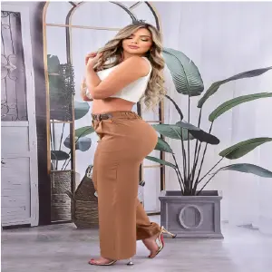 Pantalón Para Dama Con Cinturón: Elegancia y Comodidad - Pantalón Para Dama Con Cinturón