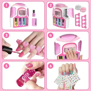 Kit de Arte de Uñas Mágico para Niñas - Kit de arte de uñas para niñas