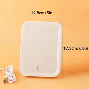 Mini Espejo con Luz LED FX01: Tu Compañero de Belleza Iluminado - Mini Espejo Con Luz Fx01