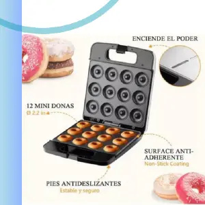 Máquina para Hacer Donas X12 Puestos: ¡Crea Delicias Caseras! - Maquina Para hacer Donas X12 puestos