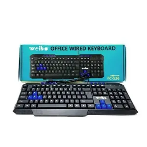 Teclado Gamer Weibo FC-536: Domina el Juego con Estilo y Comodidad - Teclado Gamer Usb Weibo Fc-536 Ergonómic
