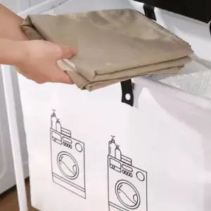 Canasto Organizador de Ropa Sucia - ¡Orden y Estilo en tu Hogar! - Bote Canasto Organizador Ropa Sucia