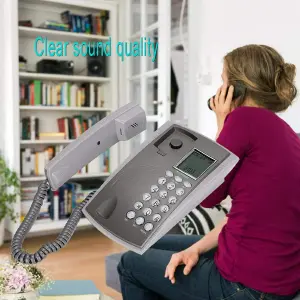 Teléfono Fijo de Escritorio KX-T071CID: Comunicación Clásica y Fiable - Telefono Fijo Escritorio KX-T071CID
