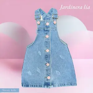 Jardinera de Jean Chic para Niña - Jardinera en jean para niña