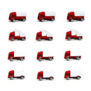 Carro Camion Bomberos Linea Roja Juguete