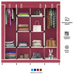 CLOSET DE 4 COMPARTIMENTOS: Organización Inteligente para tu Hogar - CLOSET 4 COMPARTIMENTOS