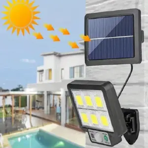 Ilumina Tu Espacio con la Lámpara Solar CL-72: Inteligencia y Sostenibilidad - LAMPARA SOLAR CON SENSOR CL-72