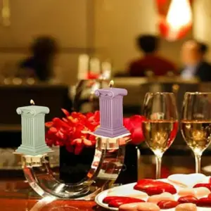 Molde de Silicona para Velas: Esculpe Columnas Griegas con Estilo - Molde Silicona Para Velas columna griega