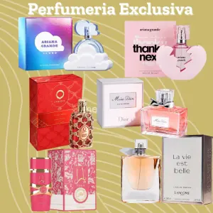Kit Exclusivo de 6 Perfumes para Dama + Elegante Perfumero - Kit 6 perfumes para dama + perfumero