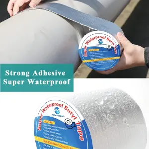 Rollo de Cinta Butílica Impermeable: Sellado Profesional y Duradero - Rollo de cinta butil impermeable