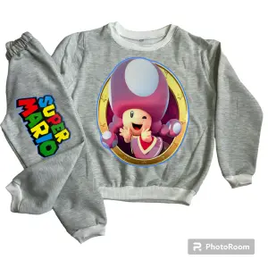 Sudadera "Honguito" para Niños - ¡Estilo Mario Bros! - Sudadera Niño Honguito MarioBros