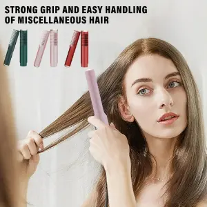 Mini Alisador de Pelo Recargable: Estilo Impecable en Cualquier Lugar - Mini alisador de pelo recargable