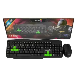 Combo Teclado y Mouse Óptico USB: Productividad sin Límites - Combo Teclado Mouse Optico Alambrico USB