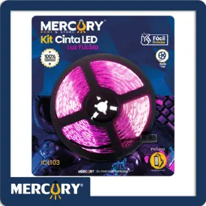 Kit de Cinta LED 5054 Fucsia 12V: Iluminación Vibrante para Tu Espacio - KIT BLISTER CINTA LED 12V 5054 FUCSIA 5