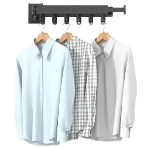 Tendedero Plegable: Solución Inteligente para tu Ropa - Tendedero Plegable Doble Pliegue Gancho