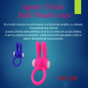 Anillo Vibrador Conejo: Placer Elevado y Elegancia Discreta - ANILLO VIBRADOR CONEJO MUY FINO