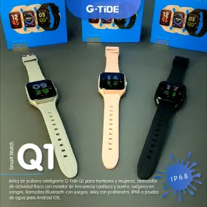 SMARTWATCH G-TIDE Q1: Tu Compañero Inteligente para el Día a Día - SMARTWATCH G-TIDE Q1