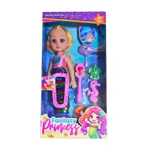 Sumérgete en la Magia con la Muñeca Princesa Sirena Multicolor - Muñeca Princesa Sirena Multicolor Mundo