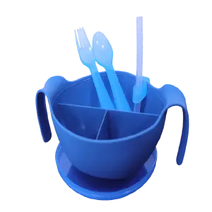 Plato Infantil Multifuncional 3 en 1 - Plato infantil 3 servicios en 1