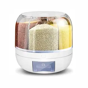 Dispensador Giratorio para Granos de Cocina: Organiza y Dispensa con Estilo - Dispensador Giratorio Para Granos 6 DIVI