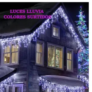 Luz de Navidad Lluvia 6 Metros: ¡Magia Invernal para tu Hogar! - LUZ DE NAVIDAD LLUVIA 6 MTS