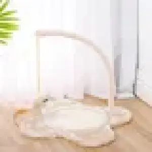 Rascador Multifuncional con Juguete Colgante para Gatos - RASCADOR CON JUGUETE COLGANTE GATOS