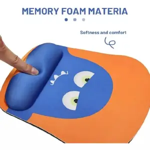 Pad Mouse Soporte Muñeca: Diseño Monstruo - Pad Mouse Soporte Muñeca. Diseño Monstr