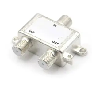Divisor de TV Fino de 2 Vías: Calidad de Señal Optimizada - SPLITER TV FINO 2 VIAS