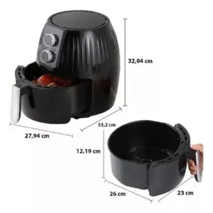 Revoluciona Tu Cocina con la Olla Freidora de Aire Digital 4.5 Lt - Olla Freidora De Aire Digital 4.5 Lt Sin