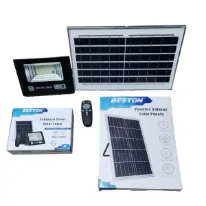 Lámpara Solar BST-730S: Iluminación Inteligente y Ecológica - Lámpara solar con panel BST-730S