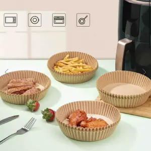 Papel Antiadherente de 20cm para Freidora de Aire: ¡Cocina Saludable y sin Esfuerzo! - Papel 20cm anti adherente para freidora