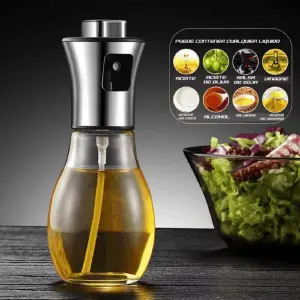 Botella Rociadora de Aceite: Cocina Saludable y Elegante - Botella Dispensador Atomizador Aceite Vi