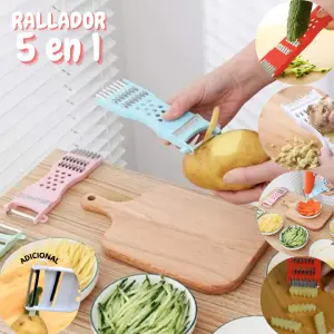 Rallador 5 en 1: ¡Tu Aliado Perfecto en la Cocina! - Rallador 5 en 1