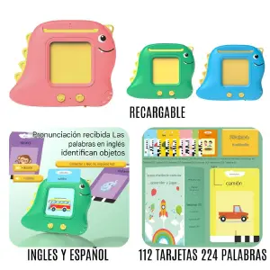 Descubre el Mundo con la Máquina Traductora Dino: ¡224 Palabras al Instante! - MÁQUINA TRADUCTORA DINO  224 PALABRAS