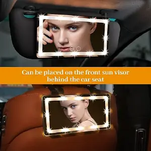 Espejo Visera con Luz LED para Coche: Ilumina Tu Camino - Espejo Vicera Con Luz Led Para Carro
