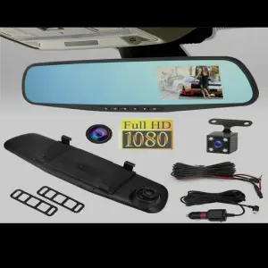 Espejo Retrovisor con Doble Cámara para tu Coche - Espejo Retrovisor Doble Camara  Carro