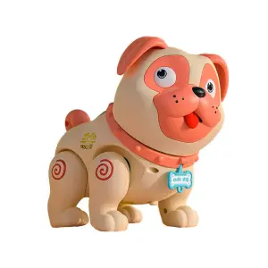 ¡Tu Compañero Robótico Ideal: El Perro Pug Bulldog Interactivo! - Robot Perro Pug Buldog Interactivo Jugue