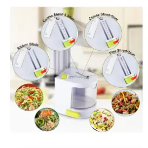 Cortador y Rallador de Frutas Manual: ¡Tu Aliado en la Cocina! - Cortador Tajador Manual Rallador Frutas