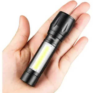 Linterna LED Táctica Recargable X: Iluminación Potente y Confiable - Linterna Led Recargable Táctica X Usb