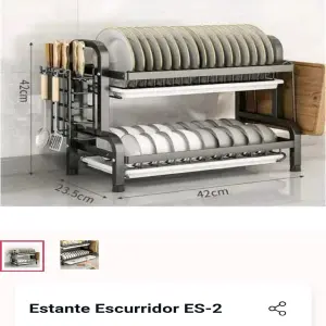 Escurridor Organizador de Platos: Elegancia y Funcionalidad para tu Cocina - Escurridor organizador de platos