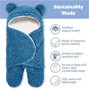 Saco Dormir Cobija Envolvente para Bebés: Abrazo de Dulces Sueños - Saco Dormir Cobija Envolvente Para Bebes