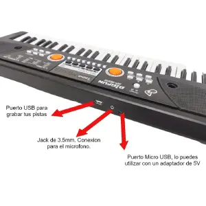 Descubre la Magia Musical con el Teclado Organeta de 49 Teclas para Niños - Teclado Organeta 49 Teclas Piano Niños
