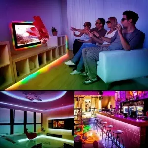 Transforma tu Espacio con Cinta LED RGB Controlada por App - Cinta luz led rgb para tv con app