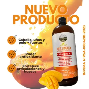 MULTIMAXX MANGO 1000ML VITALCOM: El Sabor Exótico de la Vitalidad - MULTIMAXX MANGO 1000ML VITALCOM