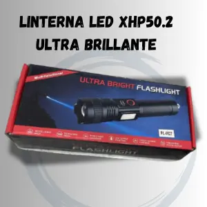 Linterna LED XHP50.2: Ilumina tu Mundo con Potencia Inigualable - Linterna LED XHP50.2 Ultra Brillante