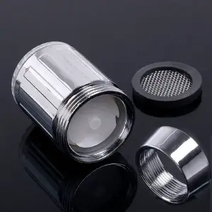 Grifo de Cocina LED de 3 Colores: Ilumina Tu Cocina - Grifo de cocina de 3 colores con luz LED